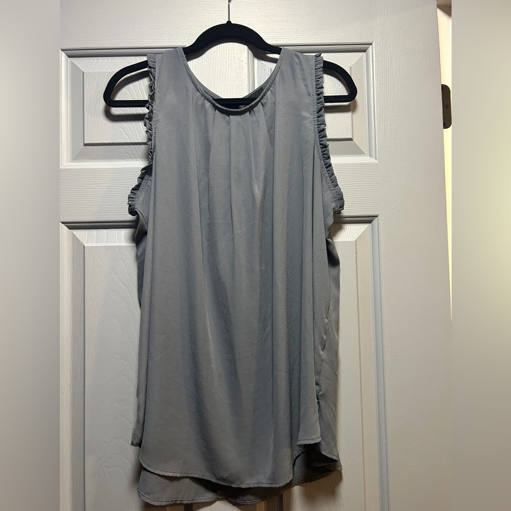 Torrid Elegant Gray Sleeveless Top
